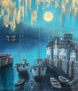 moon river mounted print by artist dale bowen