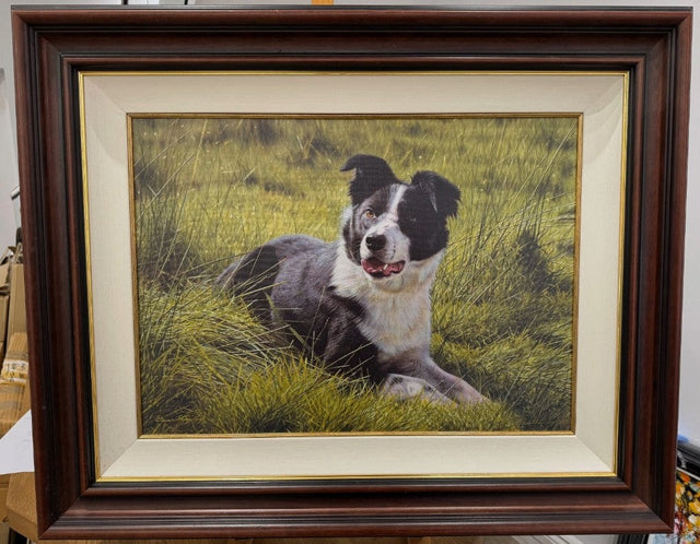 not now spud canvas print framed by artist steven townsend