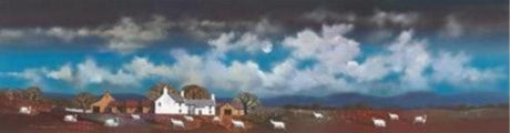 off the beaten track mounted print by artist nick potter