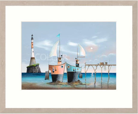 paisley and piper framed print by artist gary walton