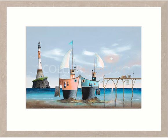 paisley and piper framed print by artist gary walton