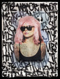 parrallel lines framed print by artist ghost