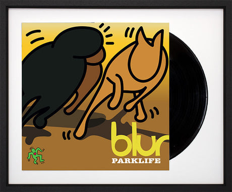parklife album cover with vinyl record framed by artist tboy
