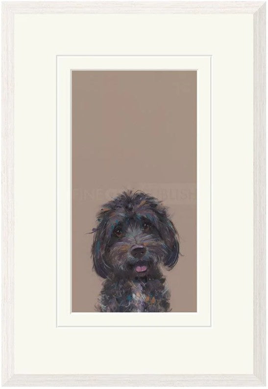 poppet framed print by artist nicky litchfield