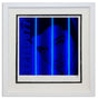 presley print framed in white by artist courty