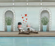 relax you deserve it unframed board only print by artist michael abrams