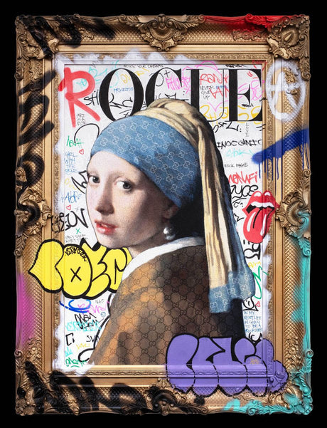 rogue framed print by artist ghost