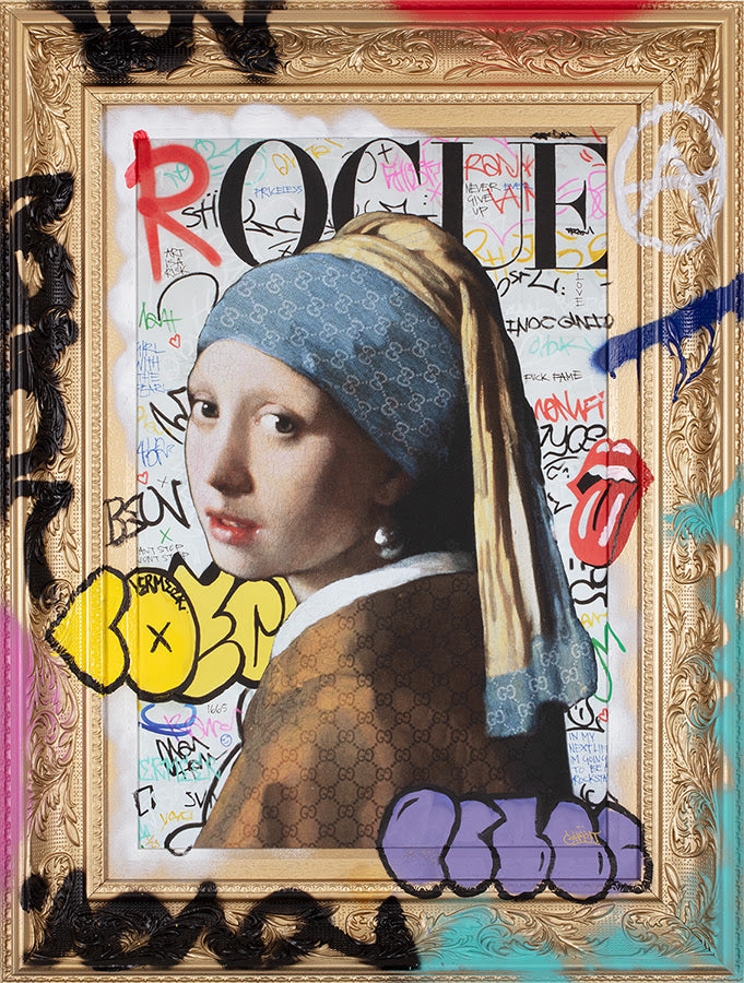 rogue mini framed print by artist ghost