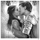 romeo and juliet black and white print by artist jj adams