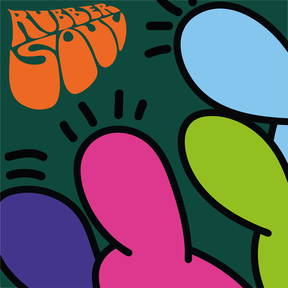 rubber soul print by artist tboy