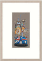 scream for speed i framed print by artist gary walton