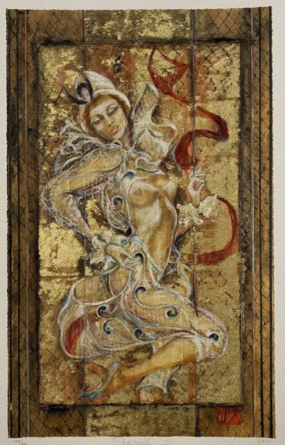 show girl ii print by artist joy kirton smith