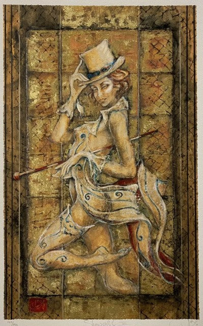 show girl iii print by artist joy kirton smith