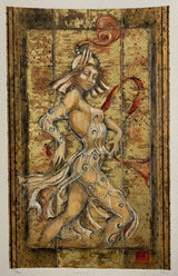 show girl iv print by artist joy kirton smith