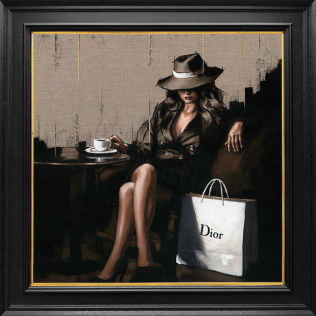 simple pleasures framed print by artist richard blunt