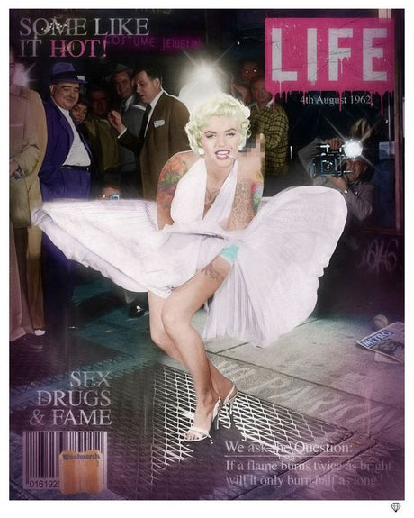 some like it hot colour print by artist jj adams