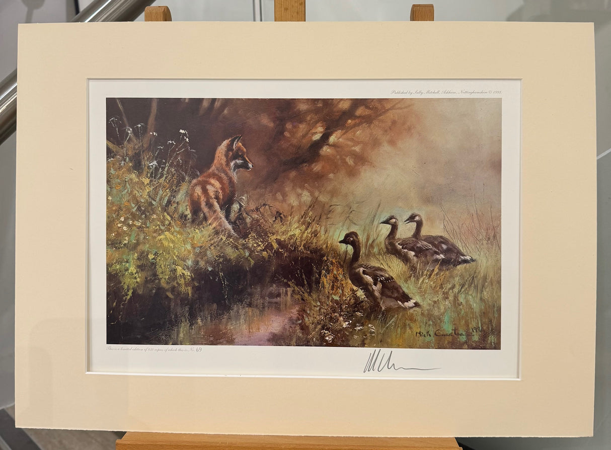 strength in numbers mounted print by artist mick cawston