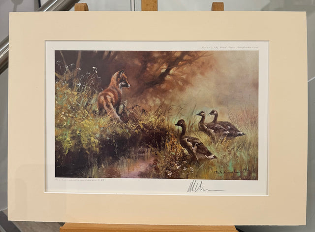 strength in numbers mounted print by artist mick cawston