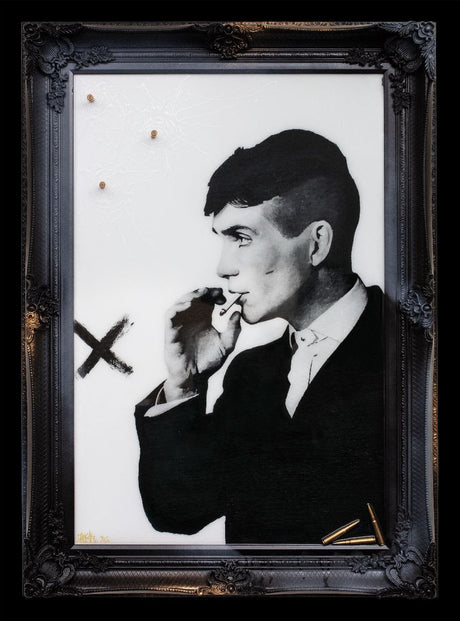 strike when your enemy is weak framed print by artist ghost