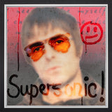 supersonic print framed in black by artist tboy