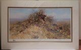 the best spots on the hill mounted print by artist david shepherd