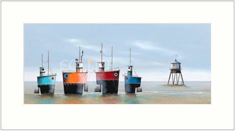 the fab four print by artist gary walton