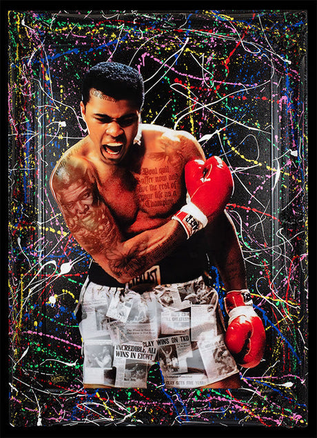 the greatest black framed print artist ghost