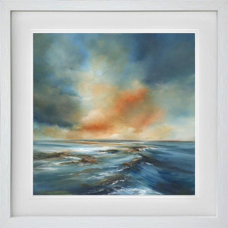 the journey begins framed print by artist alsion johnson