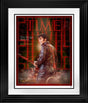 the kings return print framed in black by artist jj adams