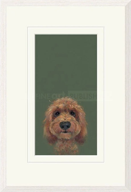 the look framed print by artist nicky litchfield
