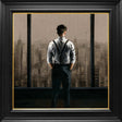 the summit framed canvas print by artist richard blunt