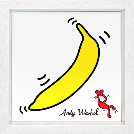 the velvet unerground and nico print framed in white by artist tboy