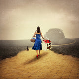 theres no place like home print by artist michelle mackie