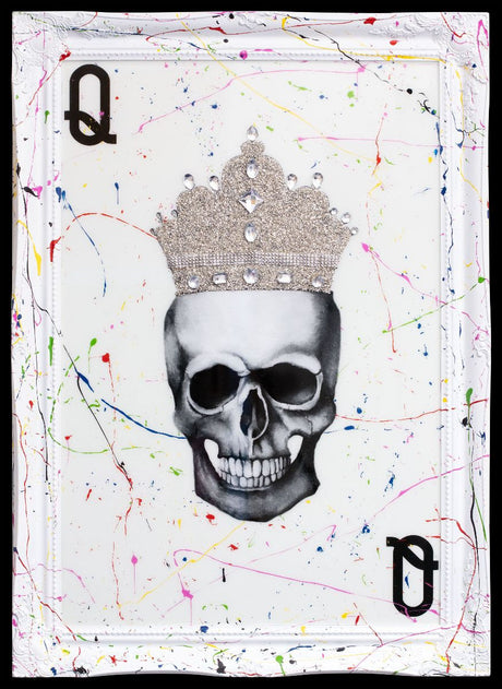 till death do us part queen framed print by artist ghost