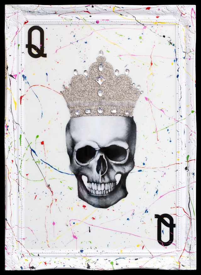 till death do us part queen framed print by artist ghost