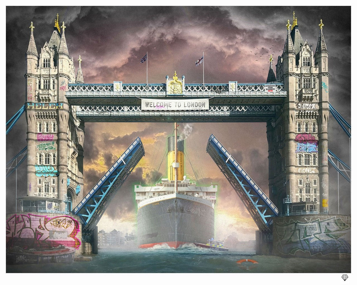 titanic return print by artist jj adams