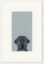 treat time framed print by artist nicky litchfield