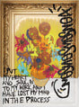 trouble mind of a artist mini framed print by artist ghost