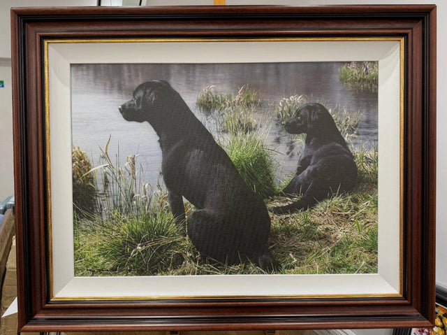 watching and waiting canvas print framed by artist steven townsend