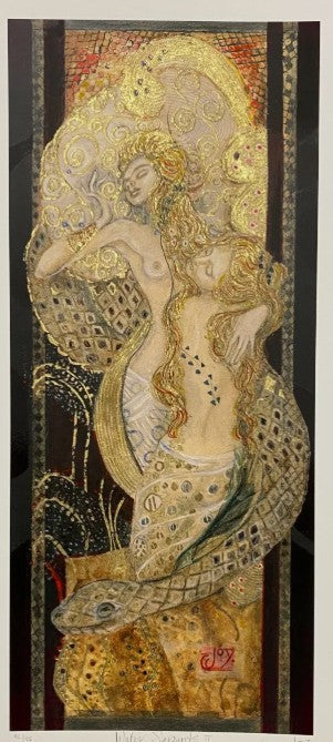 water serpent ii print by artist joy kirton smith