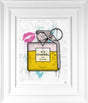 waepon print framed in white by artist jj adams