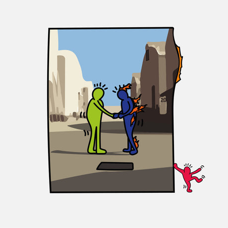 wish you were here print bya rtist tboy